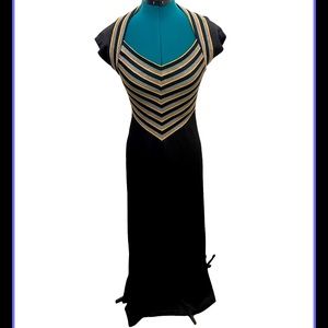 Vintage rainbow maxi dress